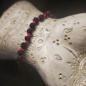 Lava stones adjustable bracelet